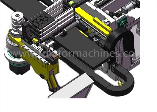 Servo-entraînement à six axes, machine de pliage automatique de tuyaux pour la production de masse