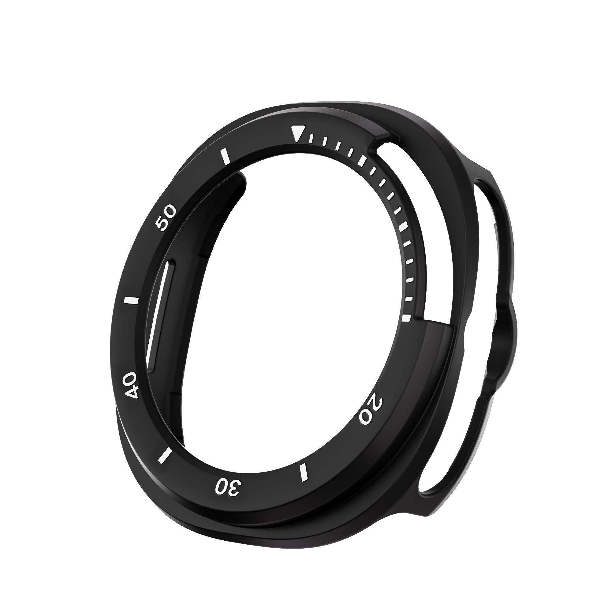 Eraysun PC Hollow Case With Scale for Samsung Galaxy Watch 8 Classic Watch Cover Case