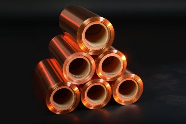 High Purity Copper Foil Roll Low Oxygen Content Fine Beating Corrosion Resistance