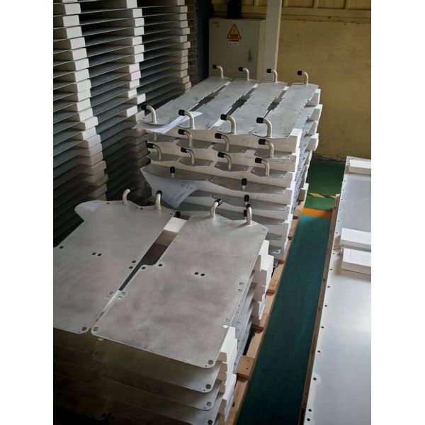 Custom Powder Coated Aluminum Liquid Cooling Plate For Battery Module Packs