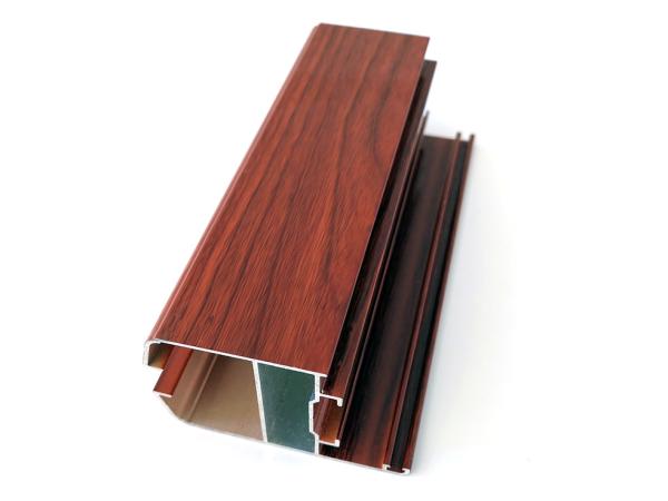 Standard 6063 T5 Different Kinds Of Grain Wood Aluminum Profile For Door And Window