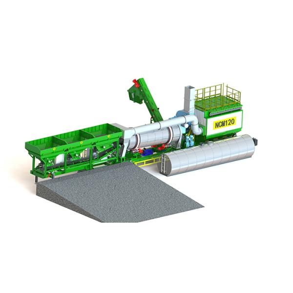 Fast Transition Small Portable Asphalt Plant Mobile Asphalt Drum Mix Station