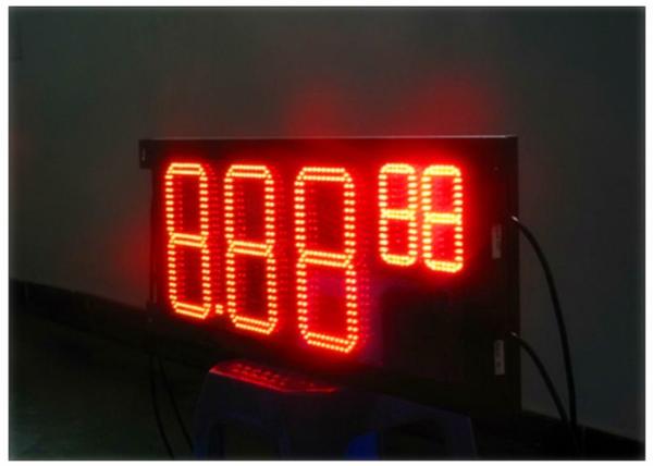 Football Stadium LED Sports Display For Oil Price , Digital 7 Segment Display Ultra Slim
