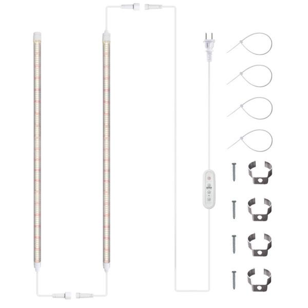 Full Spectrum T8 LED Grow Light Tubes For Indoor Plants 120° Angle