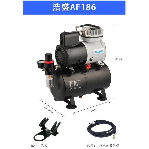 Portable Powerful Rechargeable Mini Compressor Airbrush Kit Moisture Trap Auto-stop Eco-Friendly Nail Art Paint