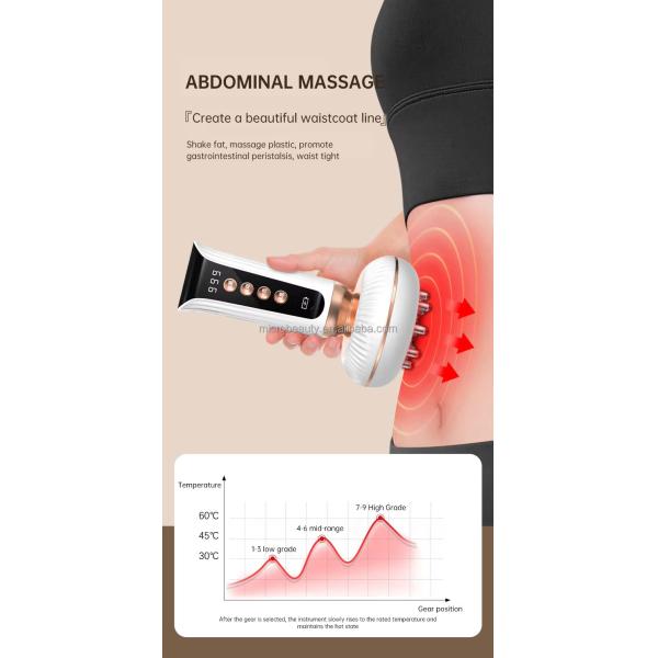 EMS Microcurrent Electric Body Slimming Massager Body Meridian Massage Brush