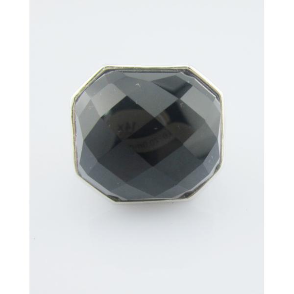 925 Silver White Black Agate Rings For Women Sterling Silver Thumb Rings Unique Sterling Silver Rings