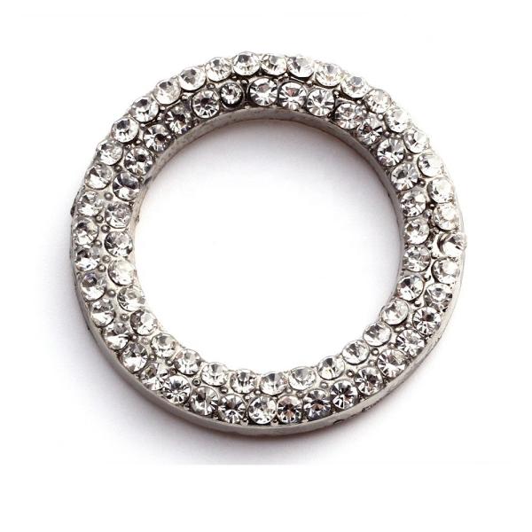 Circle Style Decorative Shoe Clips External 32mm Inner 23MM Size