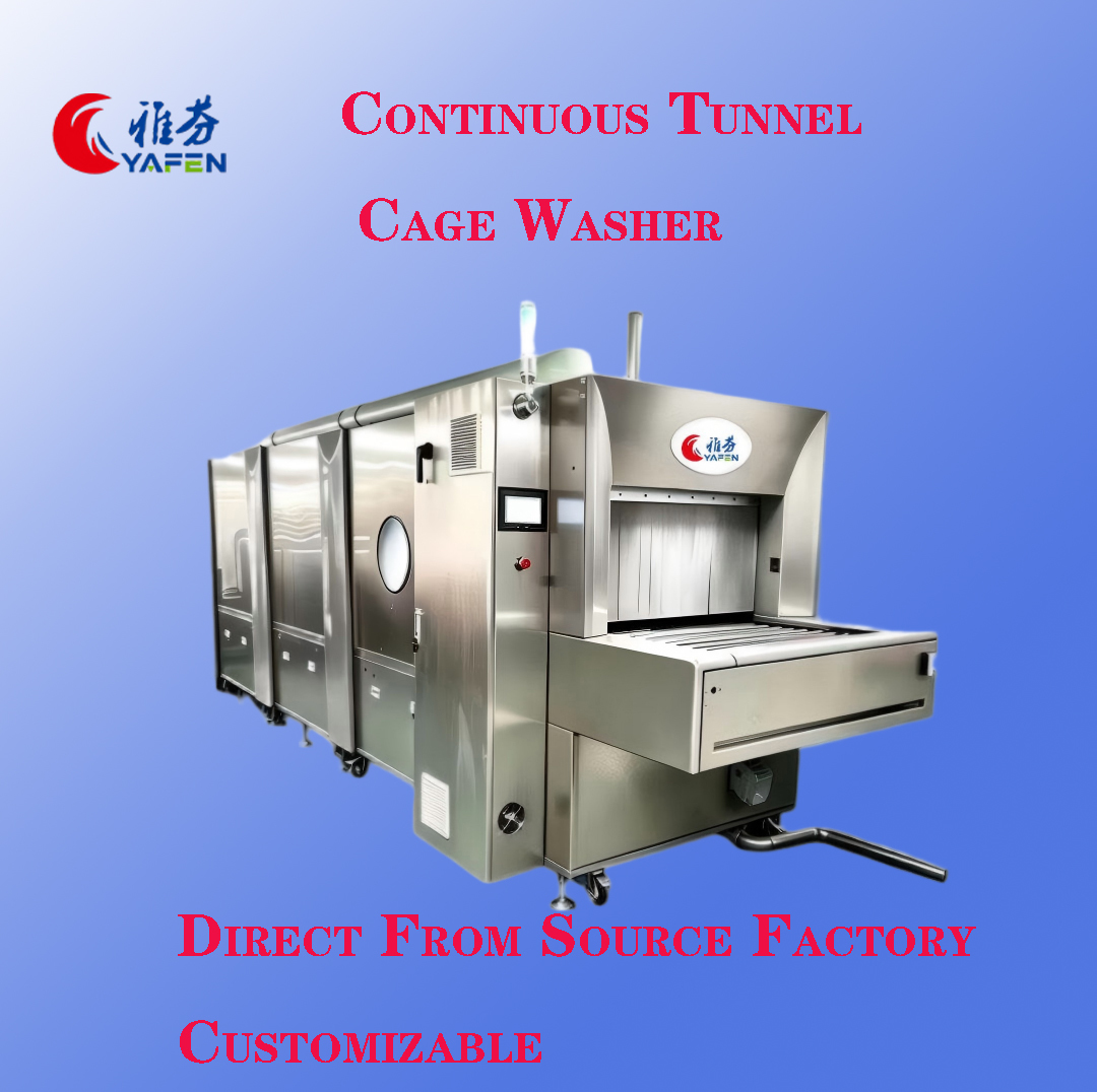 Stainless Steel Continuous Animal Laboratory Washer With High Temperature