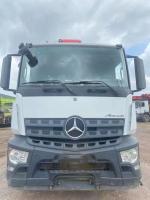 2021 62m Mercedes châssis Efficacité moteur diesel Pièces de camion de pompe à béton 350bar Pression maximale Blanc Jaune Rouge