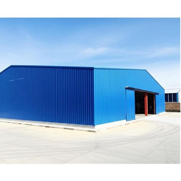 Q345 Main Steel Frame Prefab Steel Workshop with Z or C Purlin for More Than 50 Years Service Life