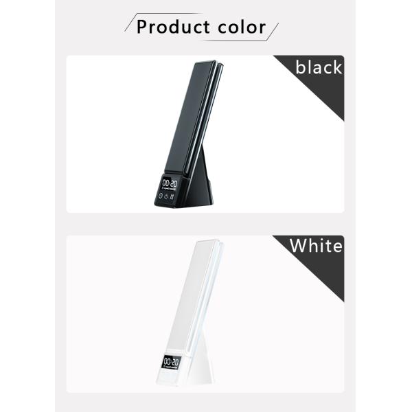Office Household Wireless Charging Table Lamp with 15W Output Power and Digital Display Alarm Clock Multifunctional