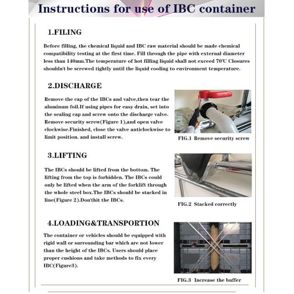 Galvanized Steel DC53D IBC Plastic Chemical Tote Liquid Packaging