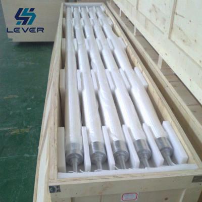 High temperature Fused Silica 99.8% Ceramic Roller For Glass Tempering Furnace
