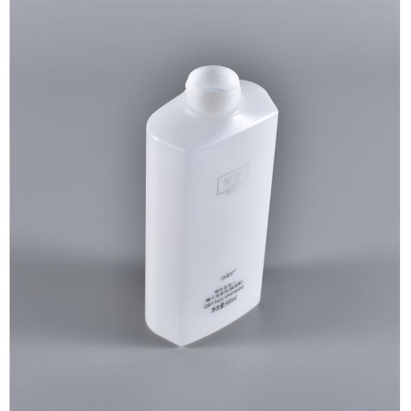 Sturdy 500ml Flat Round PE Plastic Shampoo Pump Bottle Lotion Soap Gel Packaging