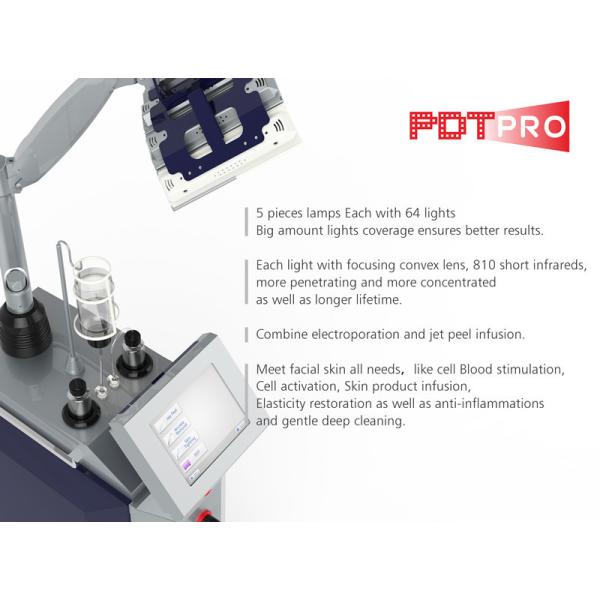 Не инвазионная машина приведенная подмолаживания кожи, машина терапией света Pdt 7 цветов