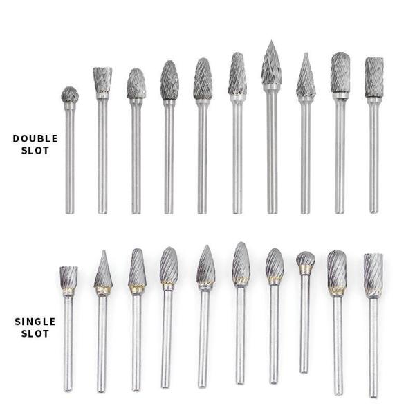 Carbide Burrs Rotary Burr Cutting Tool for Die Grinder and Processing Methods Cutting