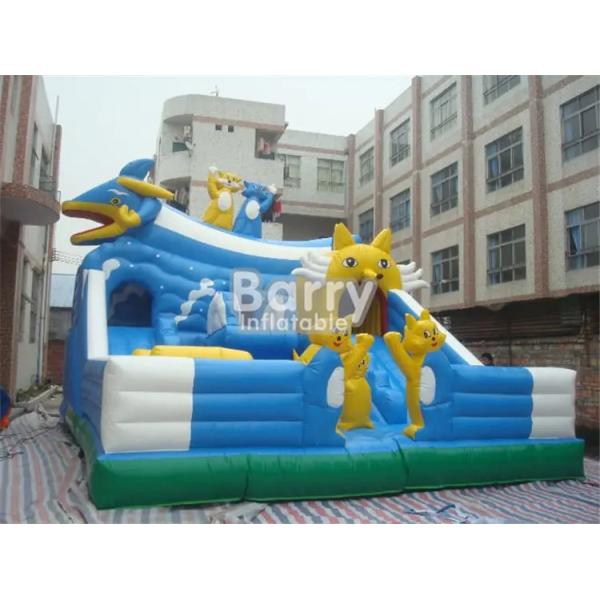 子供インフレータブルテーマパーク動物動物園遊び場楽しいパークエンターテイメント弾む城レンタルのためのスライドトンネル付き