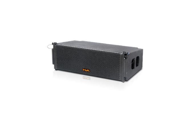 Dual 8 Inch  600W Black Line Array Loudspeakers Systems For Indoor or Outdoor