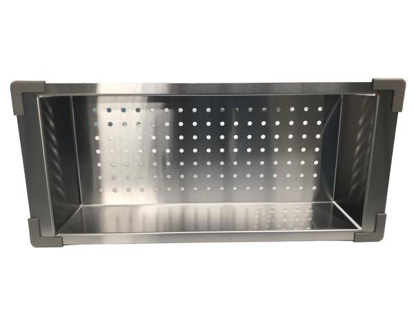 Escorredor de aço inoxidável dos acessórios do filtro do dissipador para a embalagem individual da cozinha