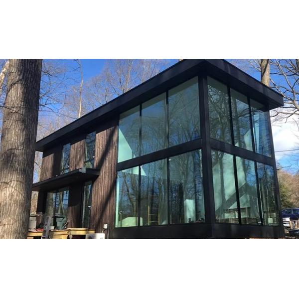 Folding Screen Slimline Tall Doors And Windows Ultra Narrow Double Glass Aluminum Alloy Profile