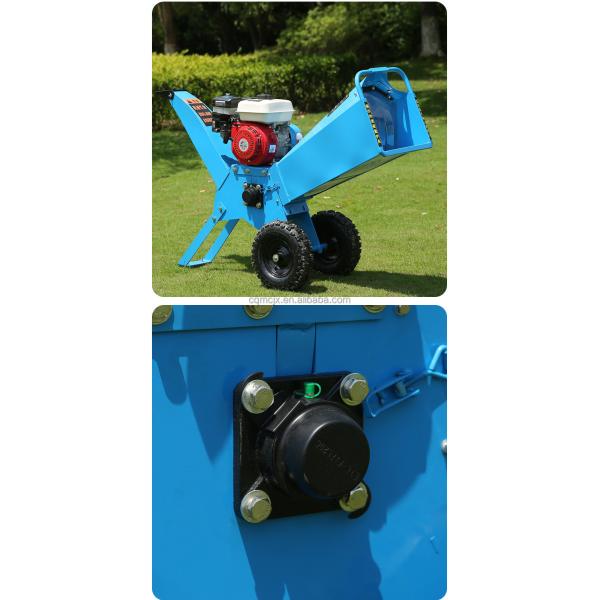 Electric Engine Tree Branch Shredder 4kw Wood Chipper Machine for Mini Move Single Phase