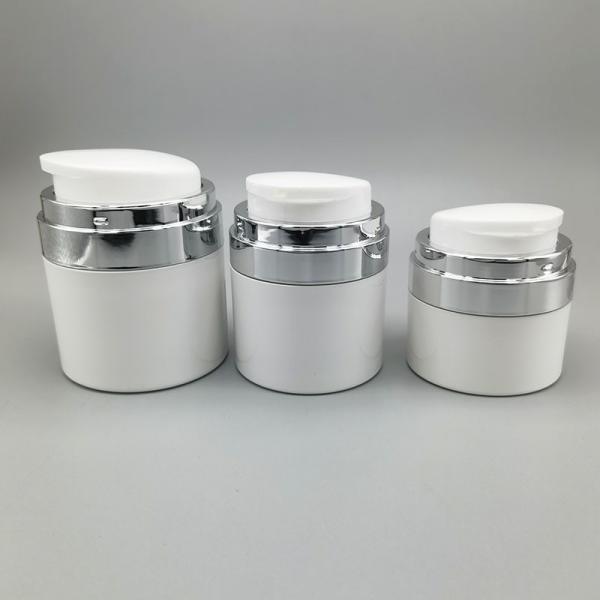 Replaceable Acrylic Cream Vacuum Bottle Press Airless Pump Jar For Face Cream Lotion 15g 30g 50g