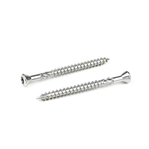 ЗИНК Окончание из нержавеющей стали Countersunk Torx Head Deck Screw для эффективности свинцовой доски