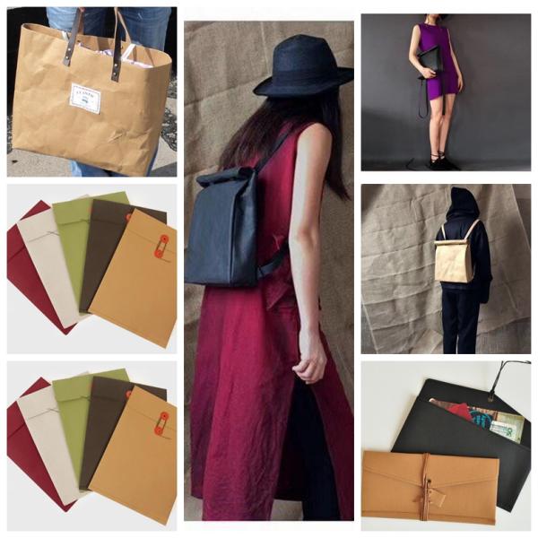 Largeur lavable biodégradable du tissu 0.55mm profondément 150cm de papier de Sewable emballage