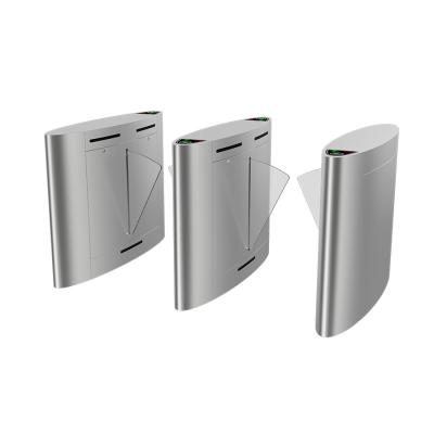 High Speed Flap Barrier Turnstile Gate Security Access Control System With IC/ID Card Reader