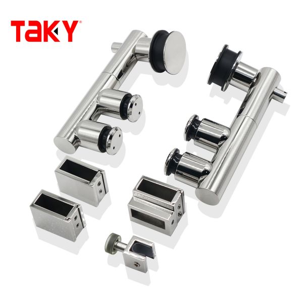 Frameless Glass Mobile Hanging Sliding Roller Wheels Glass Sliding Hardware Fittings