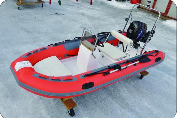 1.2mm South Korea PVC FRP Rescue Inflatable RIB Boats For Fishing Swimming 3 Chamber