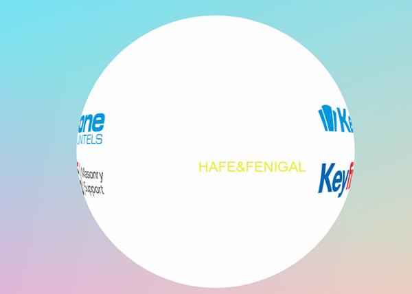 Ballon publicitaire en PVC blanc avec impression du logo de la marque, 2,5 mètres (8,2 pieds) de diamètre