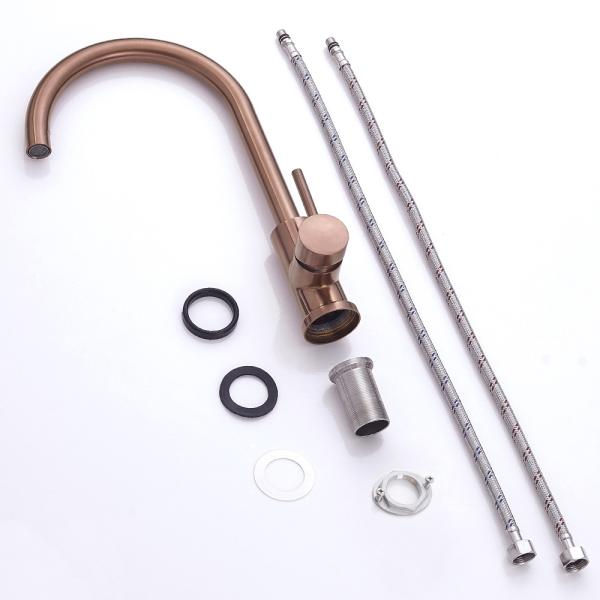 PVD Coating Copper Color Surface Kitchen Water Faucet For Sink Stainless Steel 304/316 Faucet