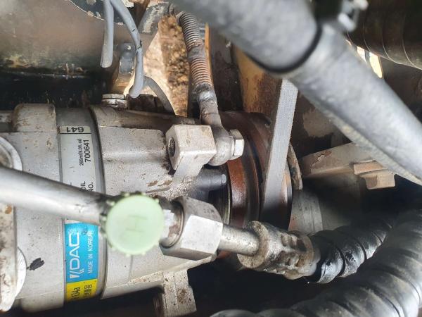 compressor do condicionador de ar da máquina escavadora de EC ec55b