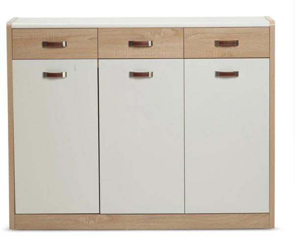 Modern design shoe rack of home livingroom furniture  Melamine cover frivolous shoe ark/shoe cabinet/shoe rack with door