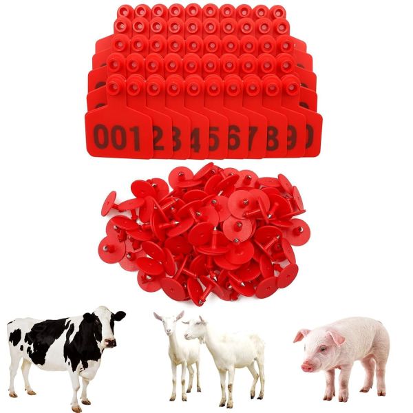 Customized UHF RFID Ear Tags for Livestock Tracking with 860-960MHz Frequency ISO 11784/11785 Compliance and IP68 Waterproof Rating