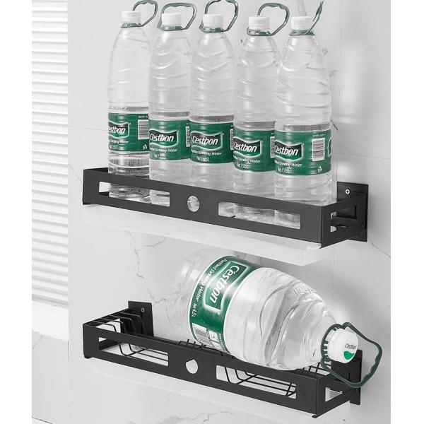 Stainless Steel Kitchen Utensil Holder Wall Mounted Matte Black Color OEM ODM