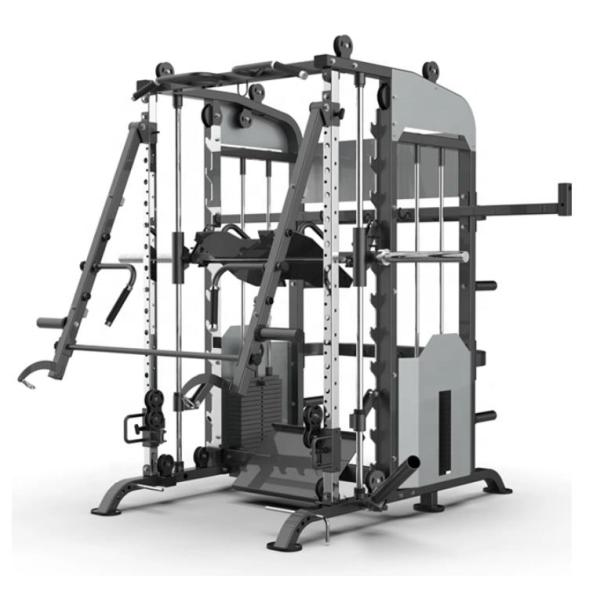Home Exercise Fit Body Commercial Adjustable Pulley Leg Press Multi Gym Smith Machine
