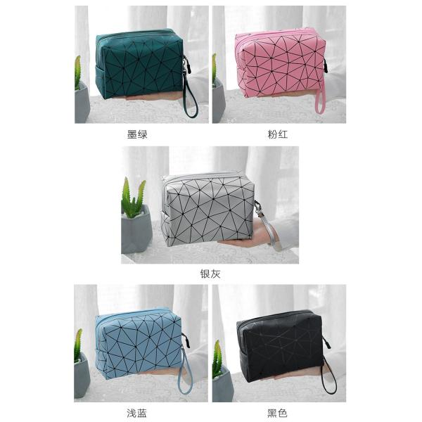 Custom Design PU Leather Private Label Makeup Bag Cosmetic Bag Makeup Small Orders