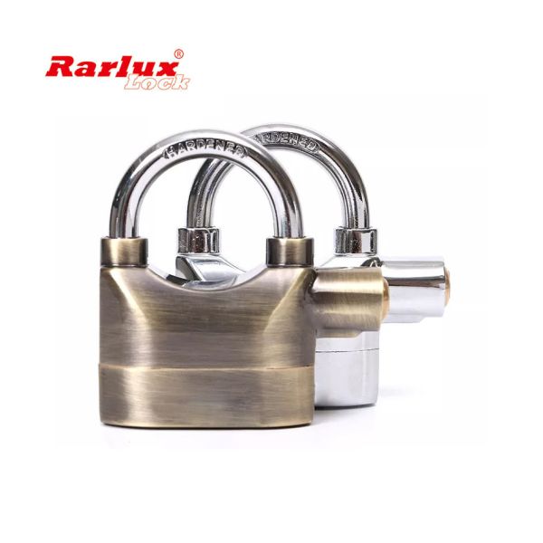 110dB Security Anti-Theft Waterproof Zinc Alloy Motor Bicycle Lock Siren Safety Alarm Padlock Heat Treated Anti-Cut Shackle for