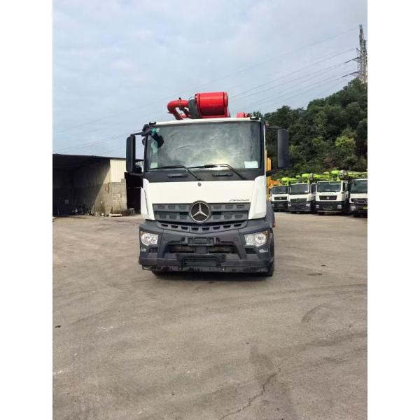 2021 62M C10 SYM5442THBEB 620C-10A Мерседес шасси Использованный Sany Бетон насосный грузовик Нажим нагнетания 12Mpa