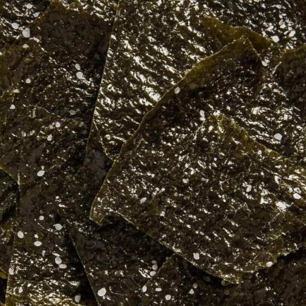 Roasted Seaweed Snacks with Sea Salt Flavor - Gluten-Free and Low-Fat Healthy Snack Mix