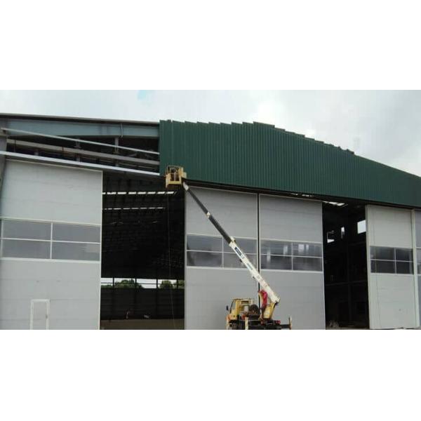 Modular Fácil de ensamblar Estructura de acero Hangar de aviones Moderno económico Hangar industrial prefabricado Almacén ligero pequeño