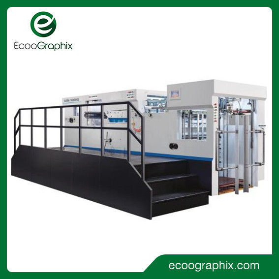 Ecoograhpix Automatic Flatbed Die Cutting Machine With Waste Stripping