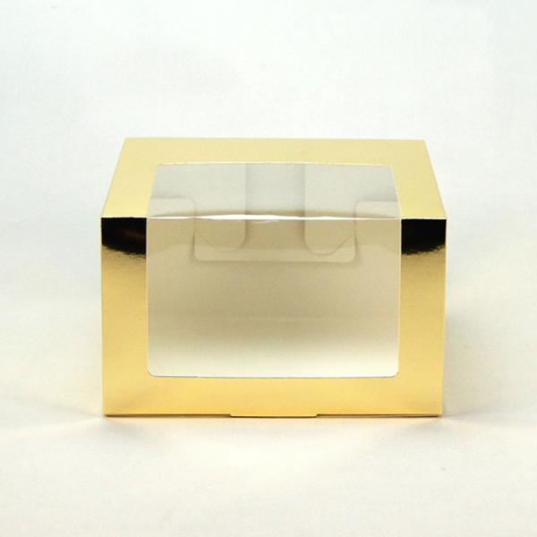 Мраморная складная бумажная упаковка бейсбольная шапка Шляпа Шляпа коробка с прозрачным пластиковым окном