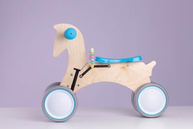 bicicleta do equilíbrio do cavalo de balanço do log do vidoeiro da roda 6inch para a criança