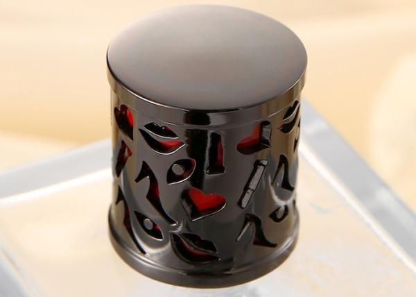 Custom Fashion Modern Zinc Alloy Die Casting CNC Machining Perfume Bottle Caps With Plating Finishing