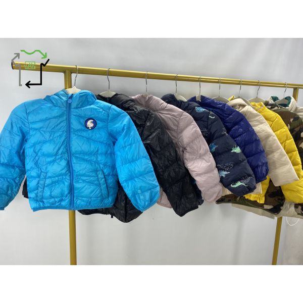 Warm Winter Children's Second Hand Clothes Mixed Colors Used Kids Clothes Bulk Bales