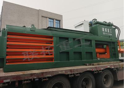 Energy Saving Horizontal Baling Press Machine Steel Frame Structure Durable